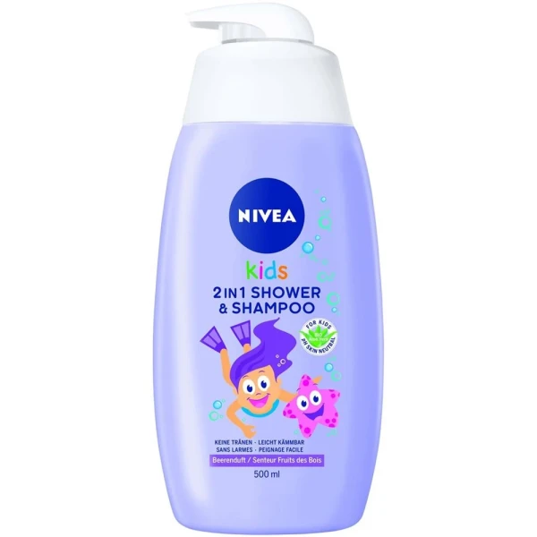 Hier sehen Sie den Artikel NIVEA Kids 2in1 Shower & Shampoo Girl 500 ml aus der Kategorie Baby-Bad/Douche. Dieser Artikel ist erhältlich bei pedro-shop.ch