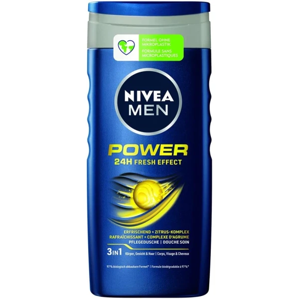 Hier sehen Sie den Artikel NIVEA Men Pflegedusche Power 250 ml aus der Kategorie Duschmittel und Peeling. Dieser Artikel ist erhältlich bei pedro-shop.ch