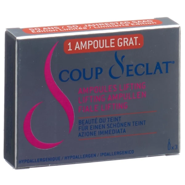 COUP D ECLAT Gesichts Lifting Amp 50 Jahre SAAG
