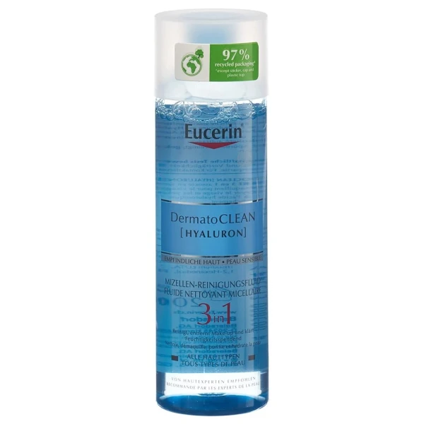 Hier sehen Sie den Artikel EUCERIN DermatoCLEAN 3-1 Reinigungsf Mi 200 ml aus der Kategorie Gesichts-Reinigung. Dieser Artikel ist erhältlich bei pedro-shop.ch