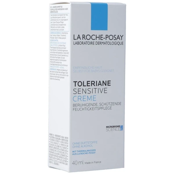 Hier sehen Sie den Artikel ROCHE POSAY Tolériane sensitive Creme Tb 40 ml aus der Kategorie Gesichts-Balsam/Creme/Gel/Öl. Dieser Artikel ist erhältlich bei pedro-shop.ch