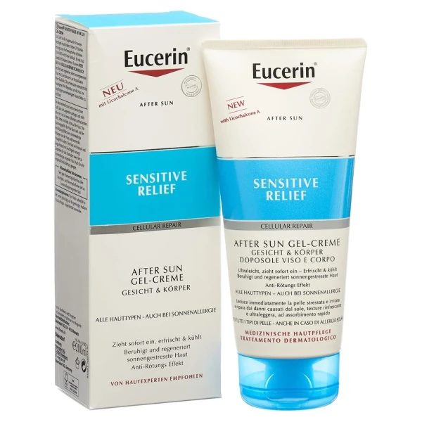 Hier sehen Sie den Artikel EUCERIN After Sun Gel-Creme Face & Body 200 ml aus der Kategorie After-Sun. Dieser Artikel ist erhältlich bei pedro-shop.ch