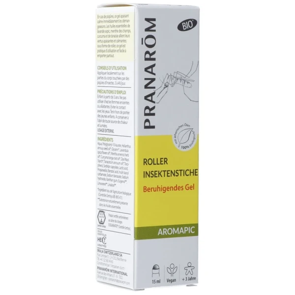 PRANAROM Aromapic Gel beruhigend Bio Roll-on 15 ml
