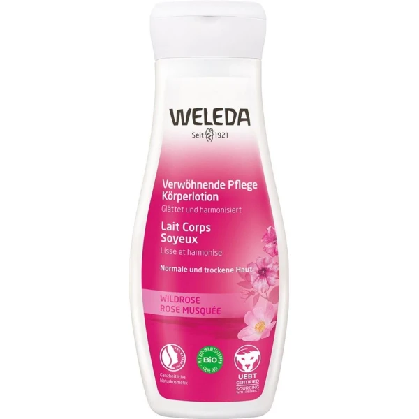 Hier sehen Sie den Artikel WELEDA Körperlotion Wildrose verwöhnend 200 ml aus der Kategorie Körpermilch/Creme/Lotion/Öl/Gel. Dieser Artikel ist erhältlich bei pedro-shop.ch
