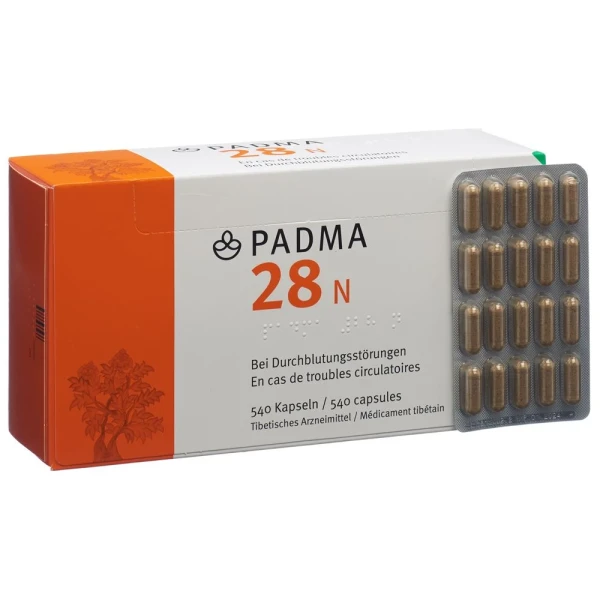 Hier sehen Sie den Artikel PADMA 28 N Kaps 540 Stk aus der Kategorie Arzneimittel der Liste D. Dieser Artikel ist erhältlich bei pedro-shop.ch