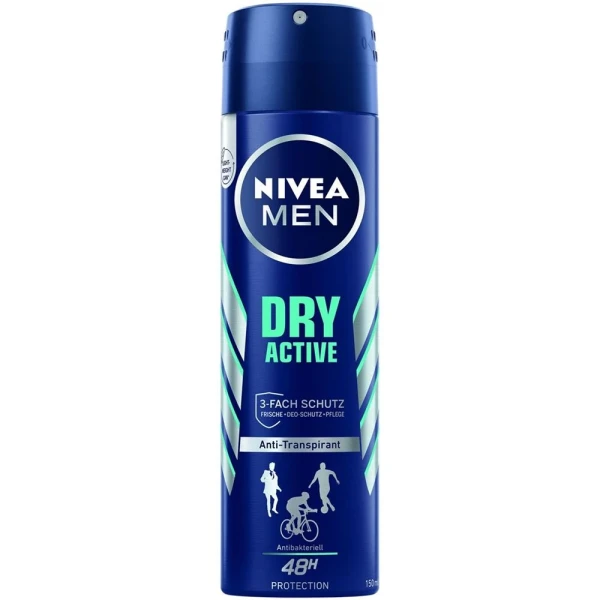 NIVEA Male Deo Dry Active Aeros (neu) Spr 150 ml