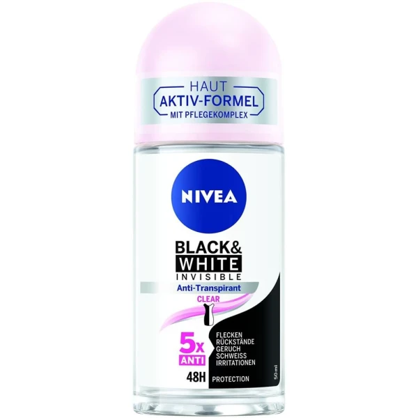 NIVEA Female Deo Inv Bla&Whi Cl (n) Roll-on 50 ml