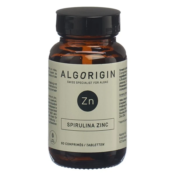 ALGORIGIN Spirulina Zink Tabl Fl 60 Stk