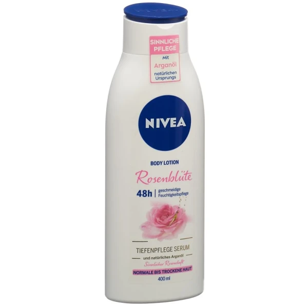 Hier sehen Sie den Artikel NIVEA Body Lotion Rosenblüte 400 ml aus der Kategorie Körpermilch/Creme/Lotion/Öl/Gel. Dieser Artikel ist erhältlich bei pedro-shop.ch