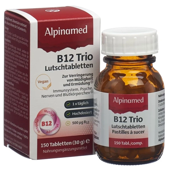 ALPINAMED B12 Trio Tabl Fl 150 Stk