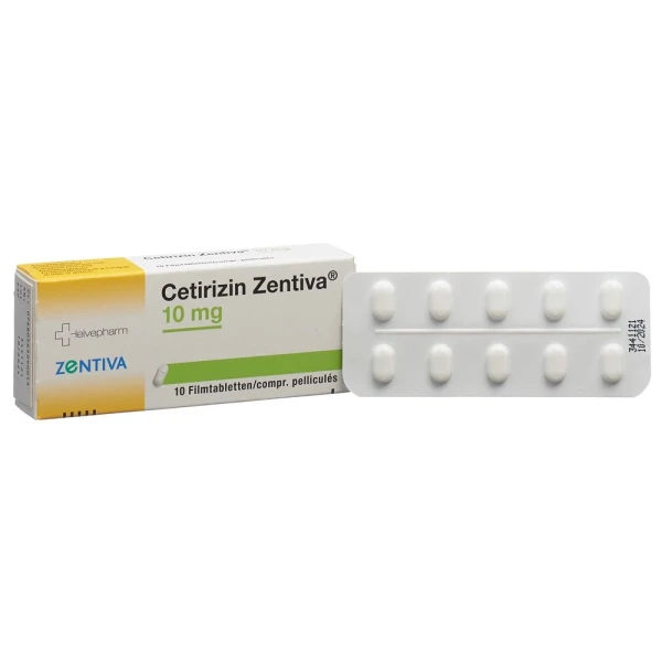 CETIRIZIN Zentiva Filmtabl 10 mg 10 Stk