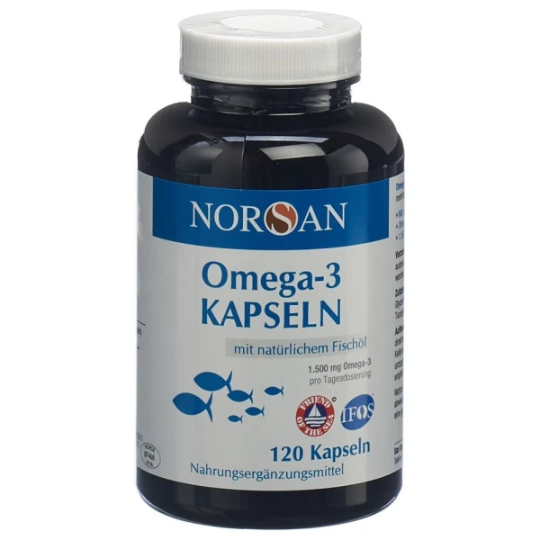 NORSAN Omega-3 Fischöl Kaps Ds 120 Stk