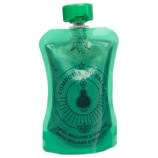 IRIS Kompott Birne Spiruline Btl 100 g