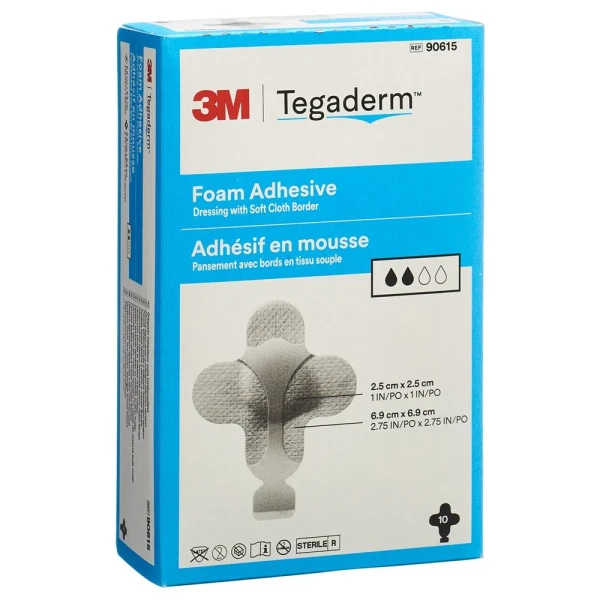 3M TEGADERM FOAM HP Schaumkomp Mini Kr adh 10 Stk