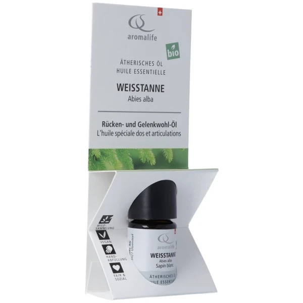 AROMALIFE TOP Weisstanne Äth/Öl BIO Fl 5 ml