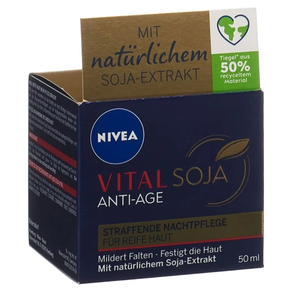 NIVEA Vital Soja Anti-Age Nachtcreme (neu) 50 ml